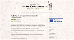 Desktop Screenshot of kadodders.be