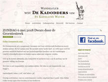 Tablet Screenshot of kadodders.be